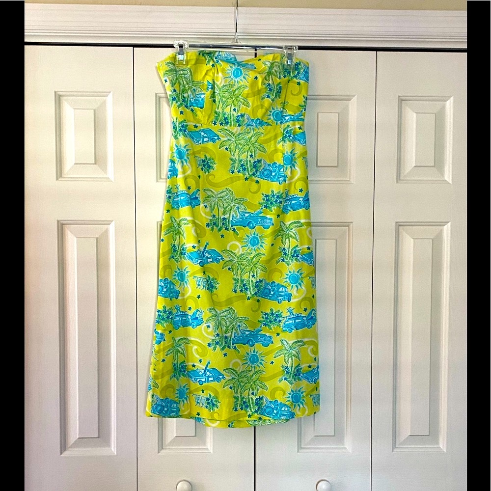 Lily Pulitzer Vintage Sundress Great Pattern Lined Size 8 Very good condition